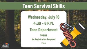 Teen Survival Skills